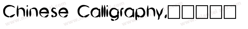Chinese Calligraphy字体转换